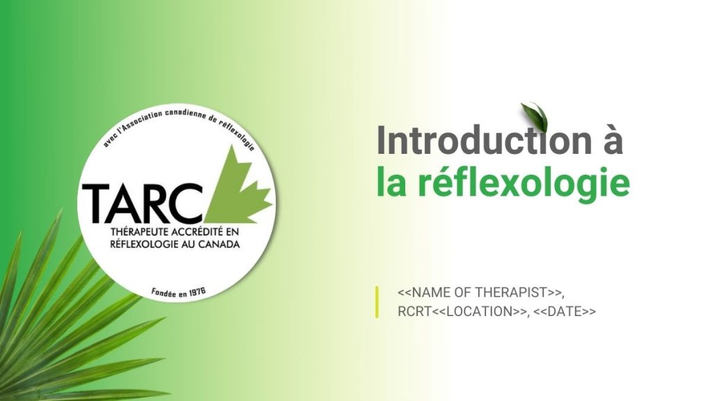 Introduction à la réflexologie Introduction à la réflexologie- PowerPoint